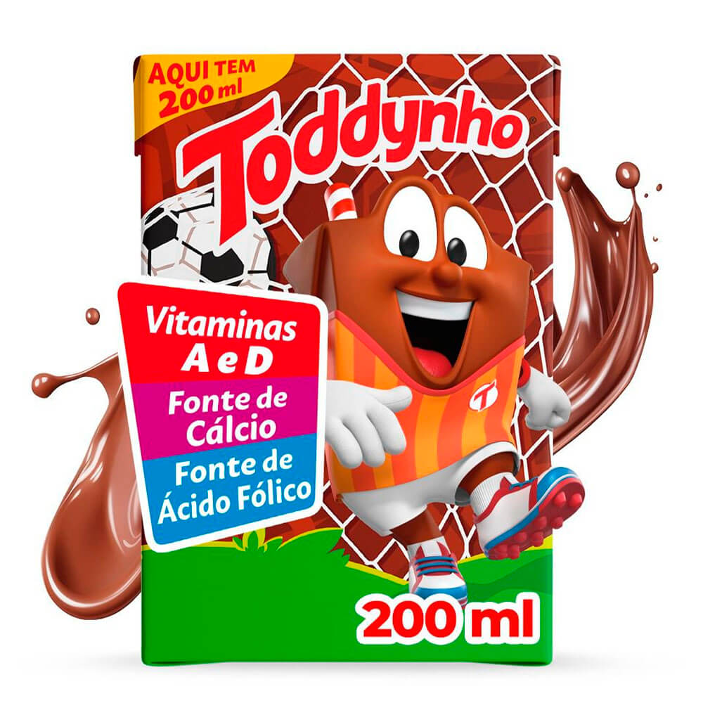 Bebida Lactea UHT Chocolate Toddynho Caixa 200ml