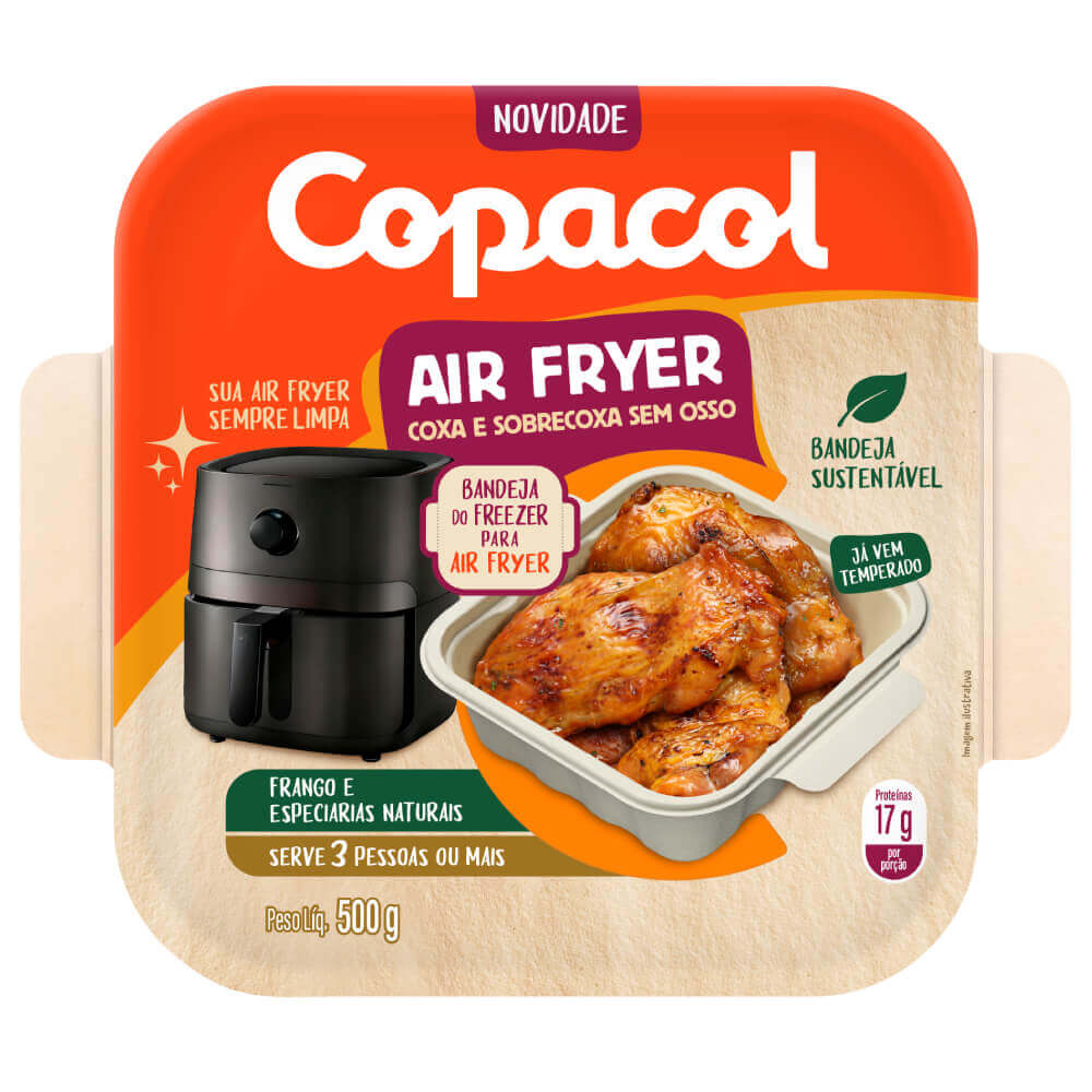 Coxa Sobrecoxa de Frango Copacol sem Osso para Air