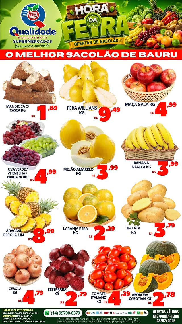 Hora da Feira — Ofertas do Sacolão